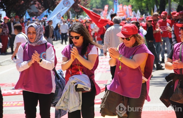 Bursa'da 1 Mayıs coşkuyla geçti