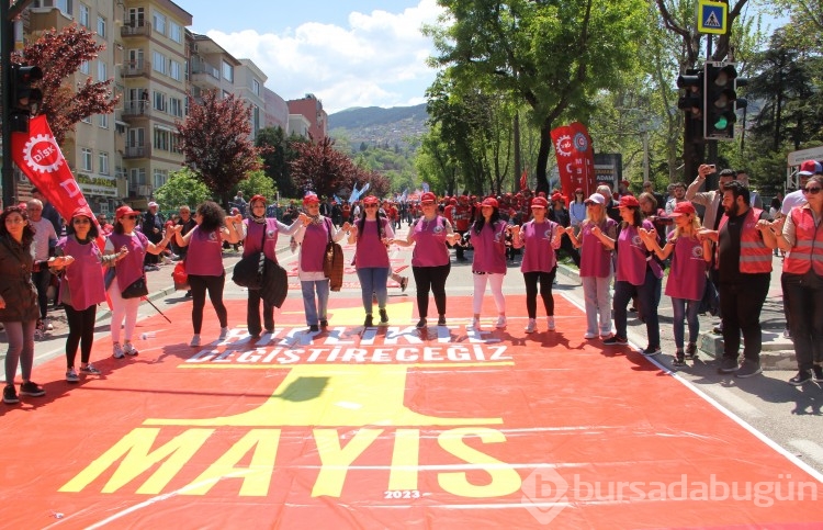 Bursa'da 1 Mayıs coşkuyla geçti