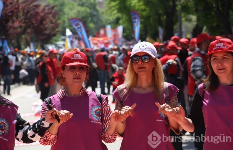 Bursa'da 1 Mayıs coşkuyla geçti