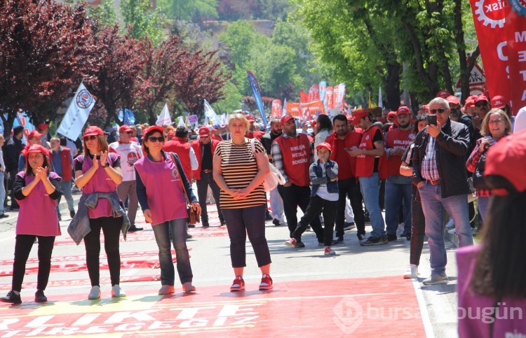 Bursa'da 1 Mayıs coşkuyla geçti