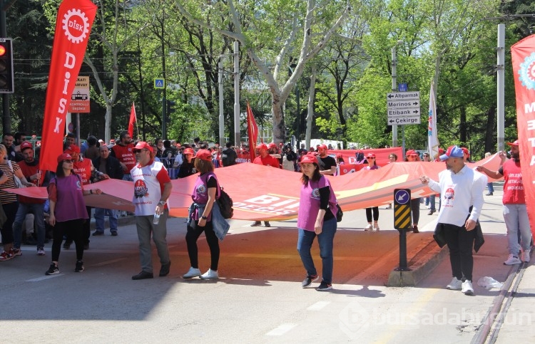 Bursa'da 1 Mayıs coşkuyla geçti