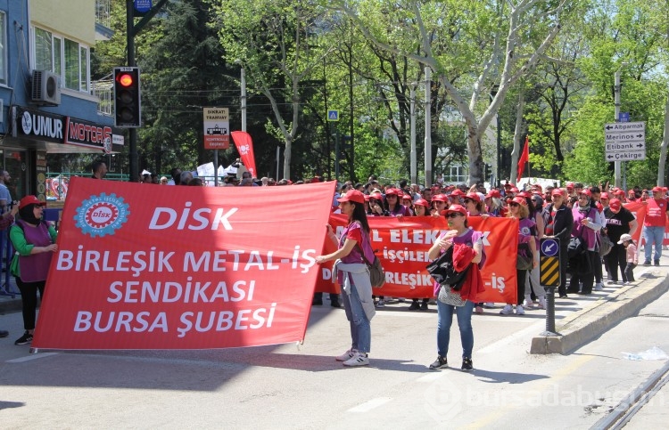 Bursa'da 1 Mayıs coşkuyla geçti