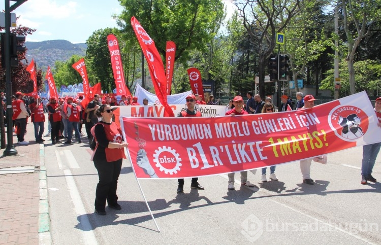 Bursa'da 1 Mayıs coşkuyla geçti