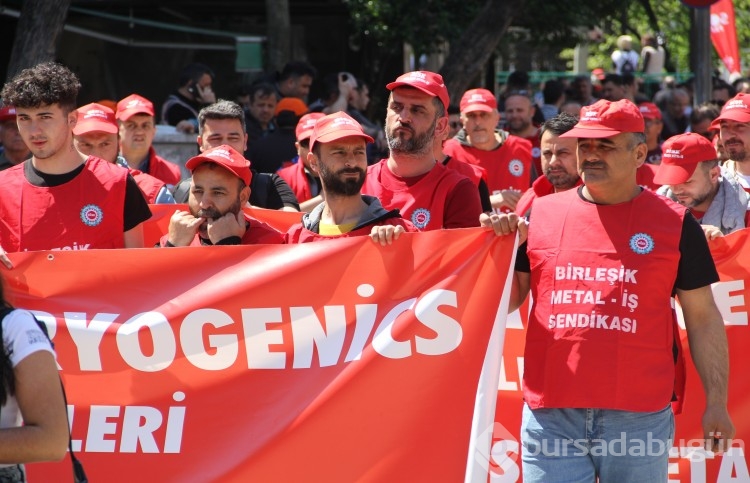 Bursa'da 1 Mayıs coşkuyla geçti