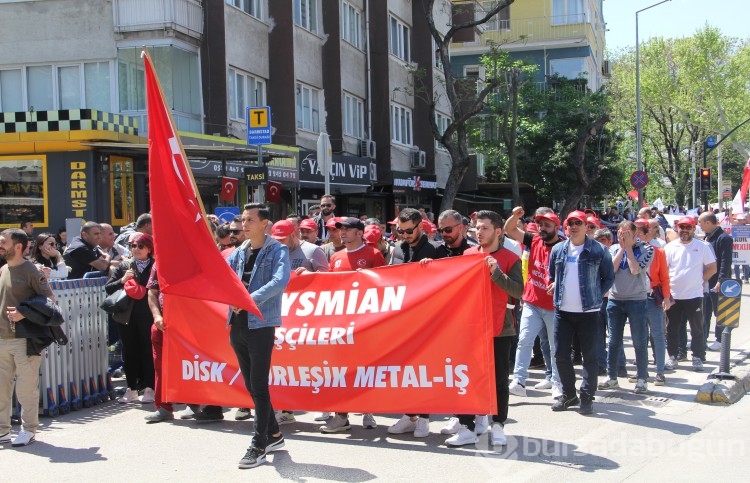 Bursa'da 1 Mayıs coşkuyla geçti