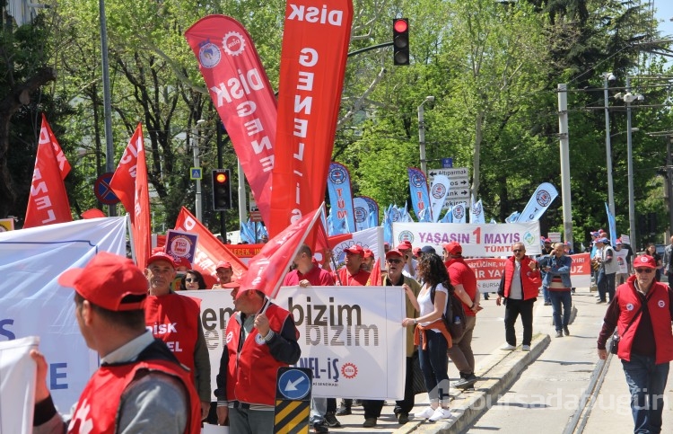 Bursa'da 1 Mayıs coşkuyla geçti