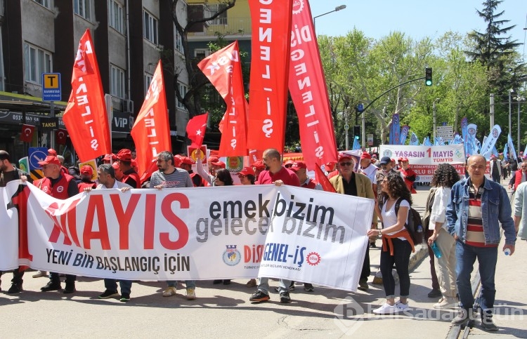 Bursa'da 1 Mayıs coşkuyla geçti
