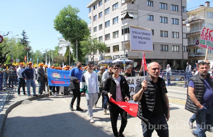 Bursa'da 1 Mayıs coşkuyla geçti