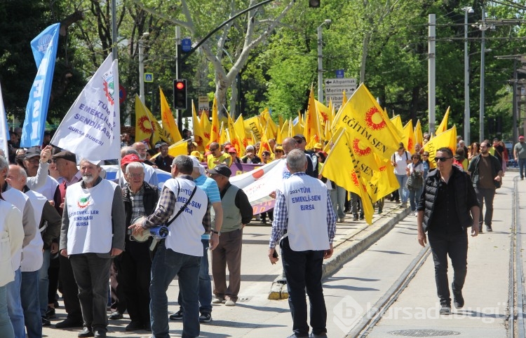 Bursa'da 1 Mayıs coşkuyla geçti