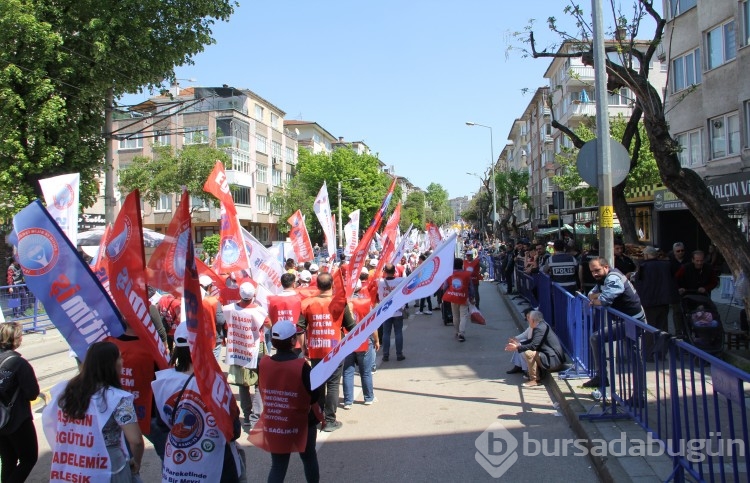 Bursa'da 1 Mayıs coşkuyla geçti