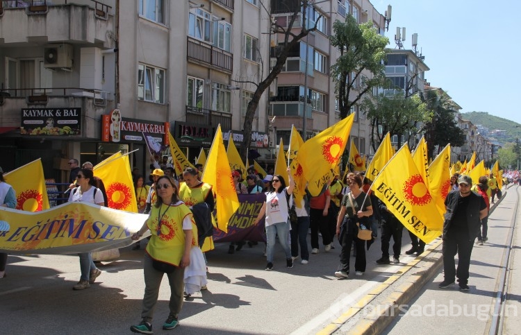 Bursa'da 1 Mayıs coşkuyla geçti