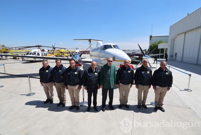 Erdoğan, Orman Yangını Söndürme Uçakları ve Helikopterleri Teslim Töreni'ne katıldı