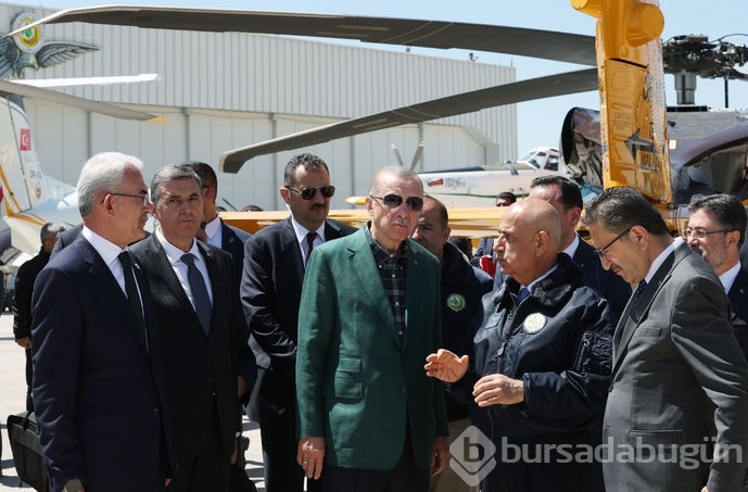 Erdoğan, Orman Yangını Söndürme Uçakları ve Helikopterleri Teslim Töreni'ne katıldı