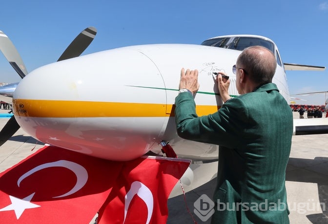 Erdoğan, Orman Yangını Söndürme Uçakları ve Helikopterleri Teslim Töreni'ne katıldı