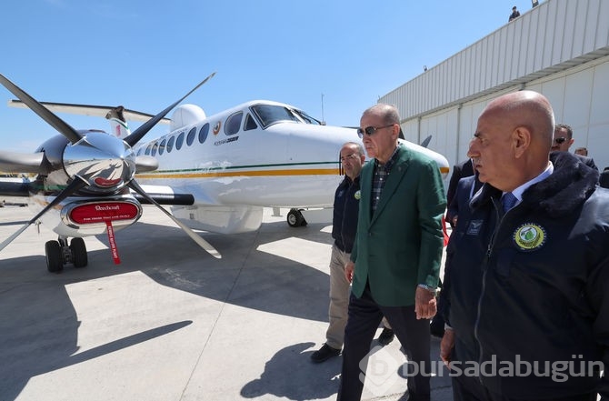 Erdoğan, Orman Yangını Söndürme Uçakları ve Helikopterleri Teslim Töreni'ne katıldı