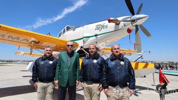Erdoğan, Orman Yangını Söndürme Uçakları ve Helikopterleri Teslim Töreni'ne katıldı