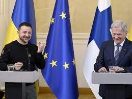 Zelenskiy Finlandiya'da Niinistö ile görüştü
