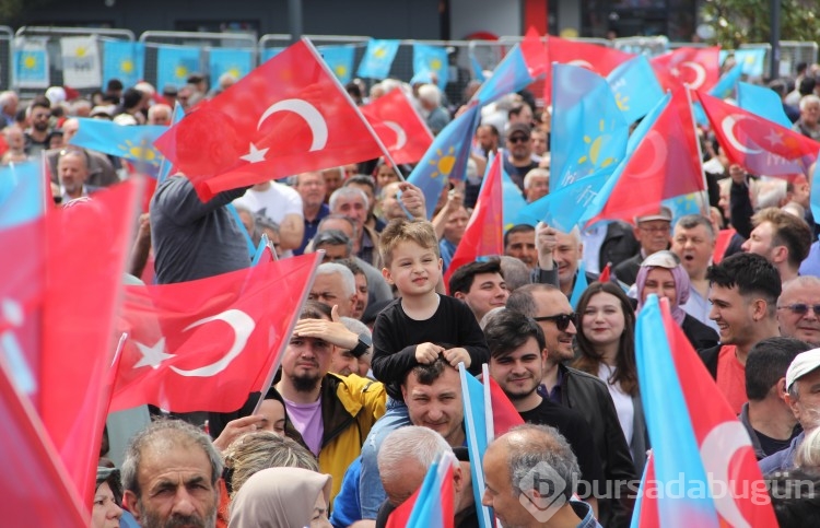 Akşener mitinginden kareler