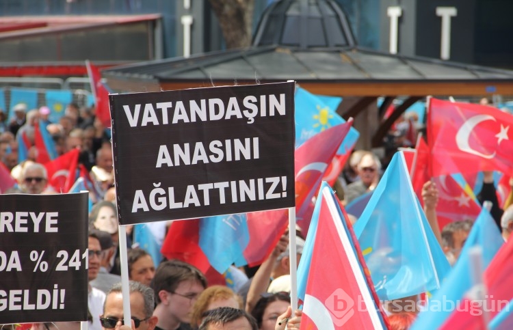 Akşener mitinginden kareler