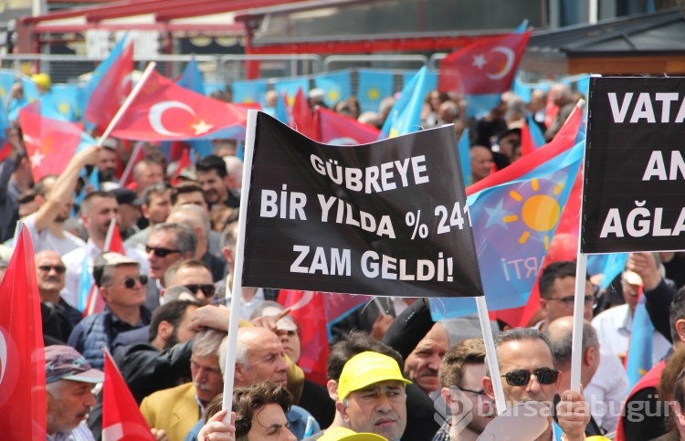 Akşener mitinginden kareler