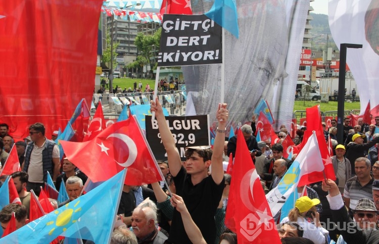 Akşener mitinginden kareler