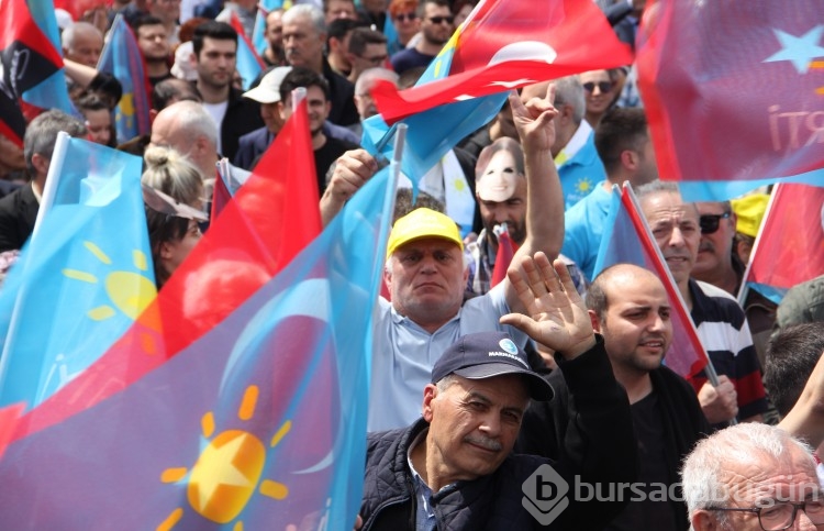 Akşener mitinginden kareler