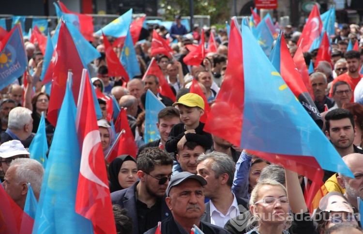 Akşener mitinginden kareler