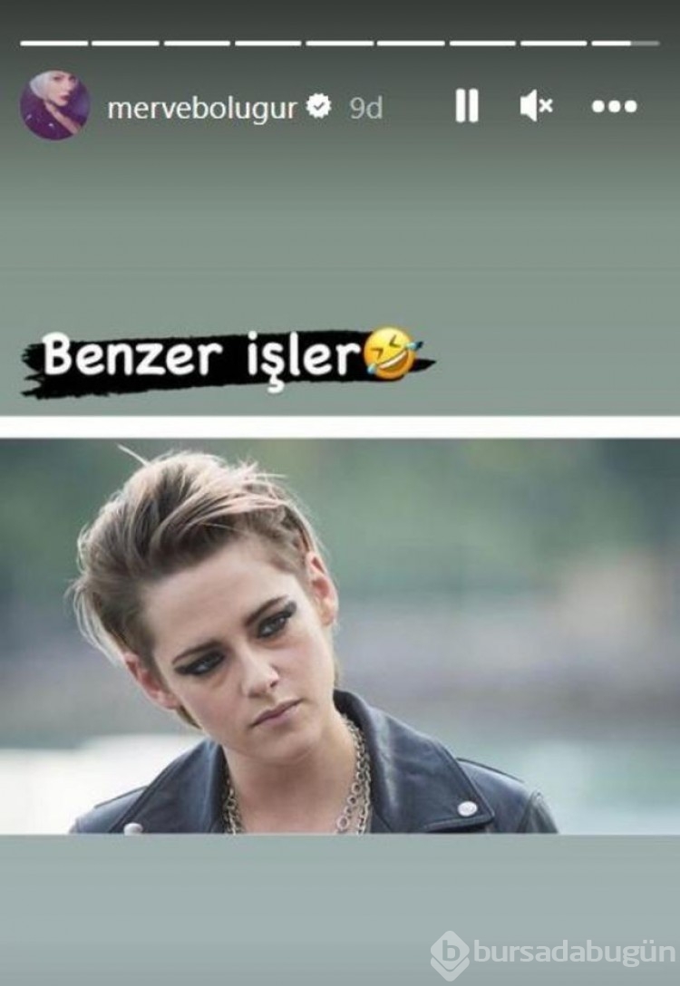 Ünlü oyuncu Merve Boluğur'un yeni imajı beğeni topladı