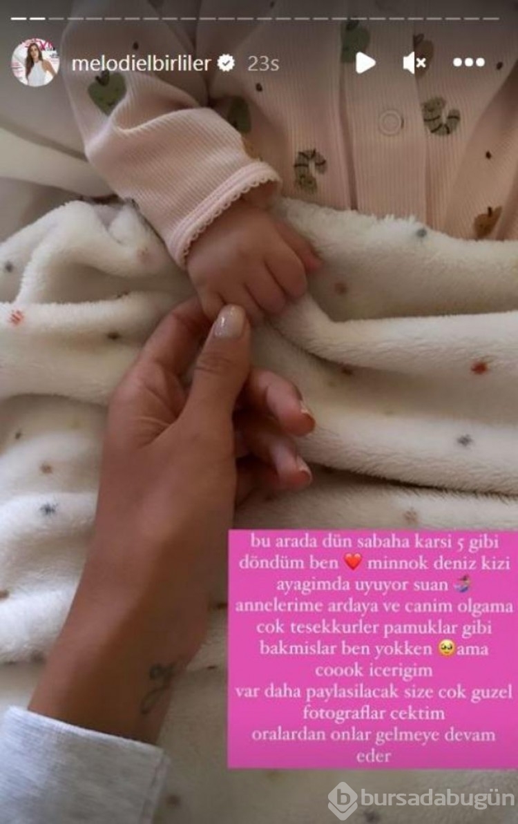 Arda Türkmen'in eşi Melodi Elbirliler minik bebeğini evde bırakıp tatile çıktı!