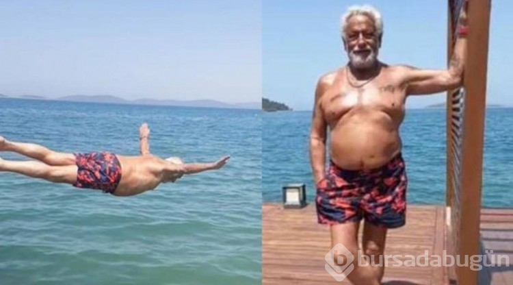 Şarkıcı Fedon denize düştü