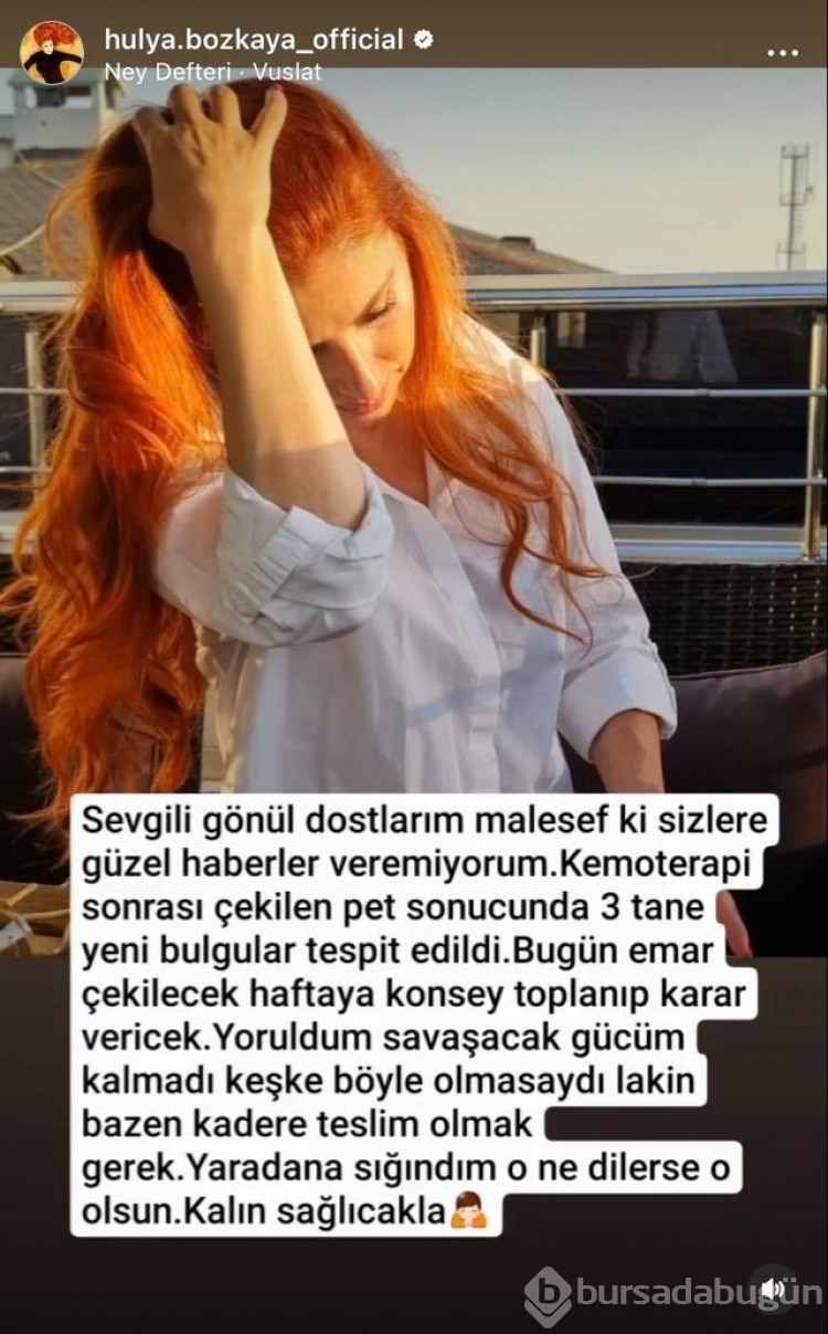 Kanserle savaşan şarkıcı Hülya Bozkaya: Kaç günüm var bilmiyorum