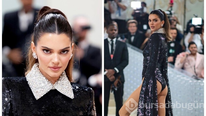 Kendall Jenner'ın MET Gala parti tarzıyla olay oldu