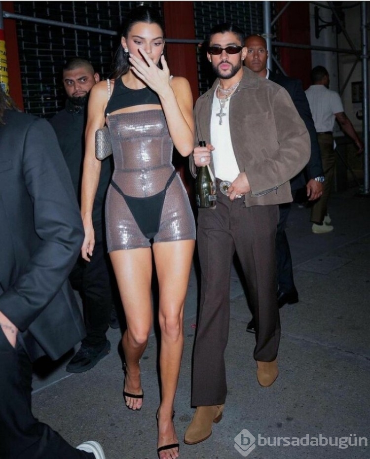 Kendall Jenner'ın MET Gala parti tarzıyla olay oldu
