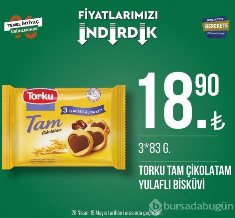Tarım Kredi Marketleri indirimli ürünler yayında