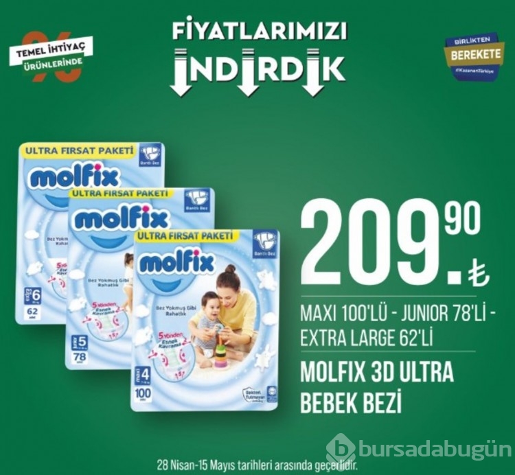 Tarım Kredi Marketleri indirimli ürünler yayında