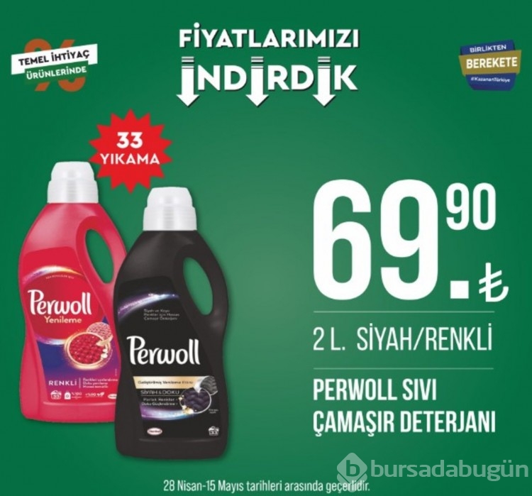 Tarım Kredi Marketleri indirimli ürünler yayında