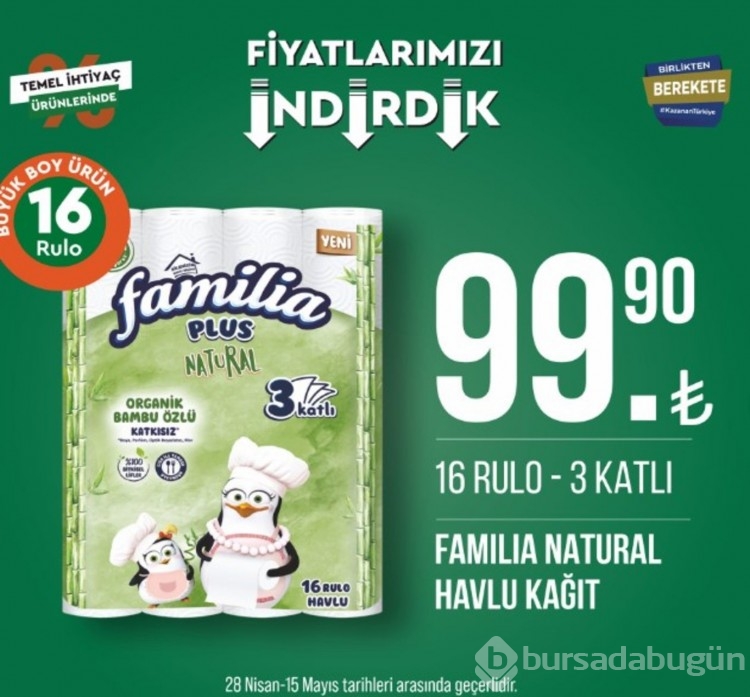 Tarım Kredi Marketleri indirimli ürünler yayında