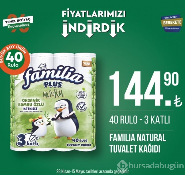 Tarım Kredi Marketleri indirimli ürünler yayında
