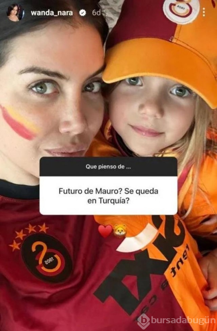 Wanda Nara'dan Galatasaray taraftarlarını sevindiren mesaj!