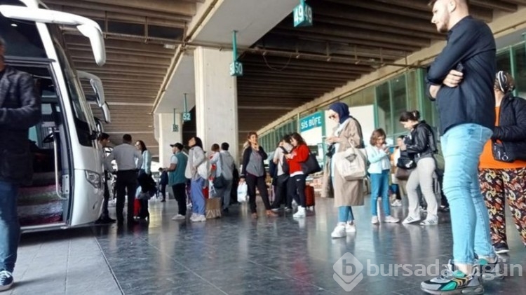 Otogarda seçim hareketliliği!