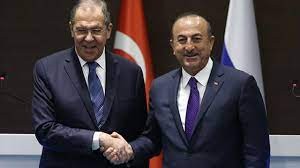 Çavuşoğlu, Rus mevkidaşı Lavrov ile görüştü