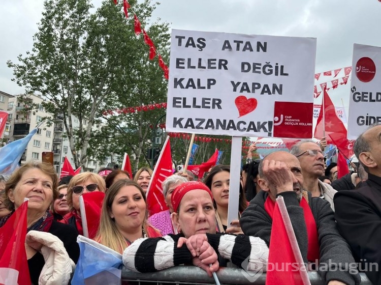 Bursalılar Kılıçdaroğlu'nu bekliyor  