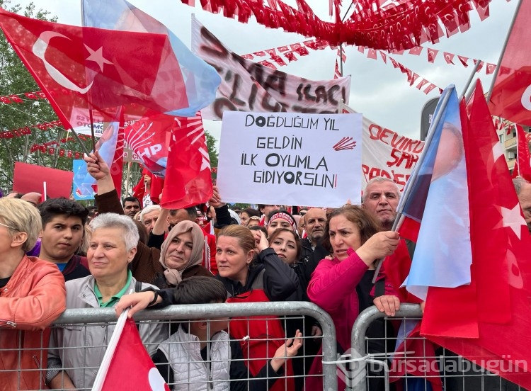 Bursalılar Kılıçdaroğlu'nu bekliyor  