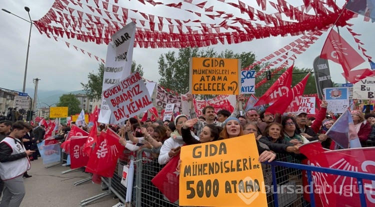 Bursalılar Kılıçdaroğlu'nu bekliyor  