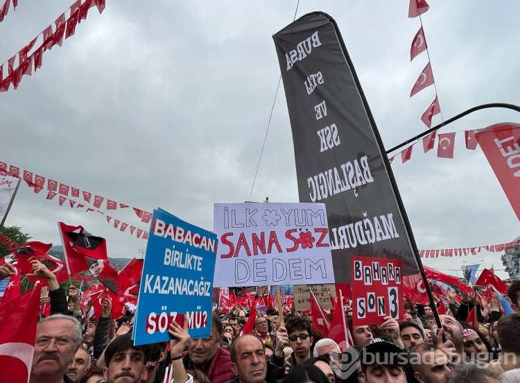 Bursalılar Kılıçdaroğlu'nu bekliyor  