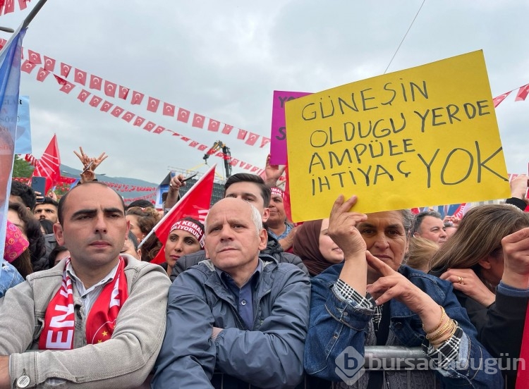Bursalılar Kılıçdaroğlu'nu bekliyor  