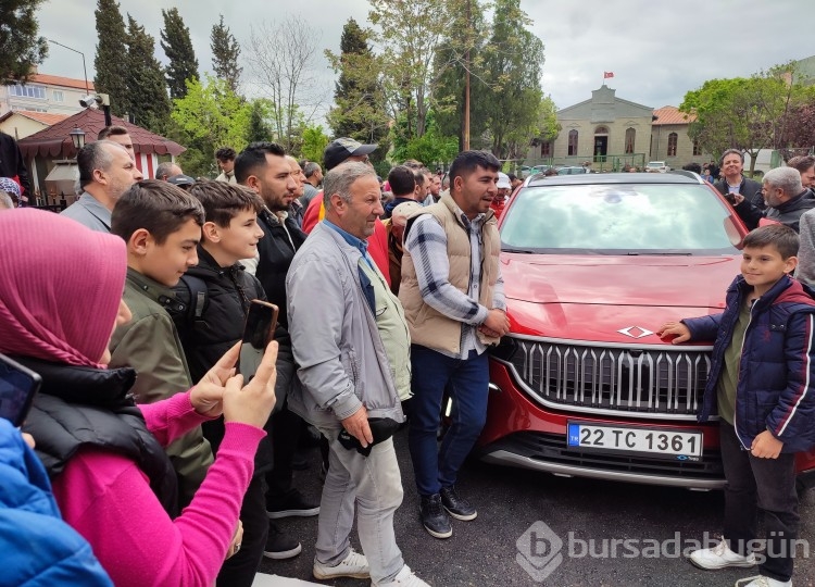 Keşan'da tanıtılan Togg büyük ilgi çekti