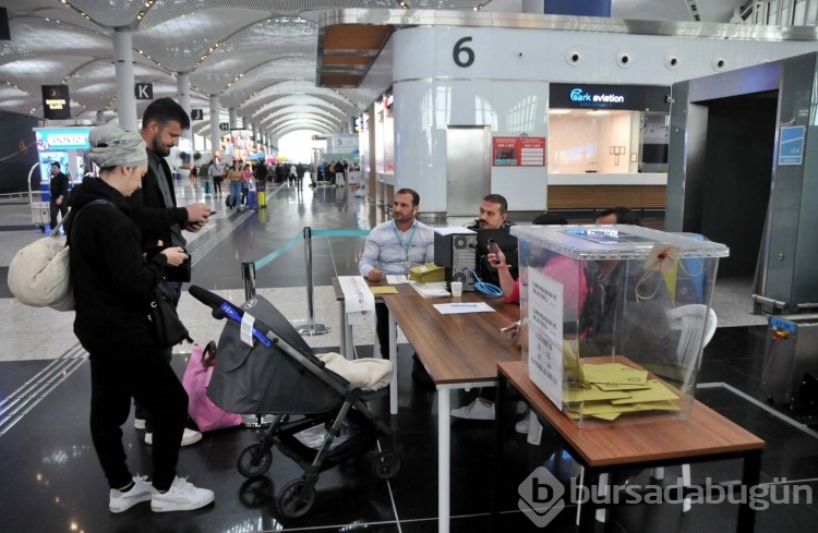 İstanbul Havalimanı'nda kullanılan oy sayısı 18 bini geçti