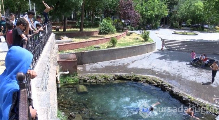 Havanın ısınmasıyla çocukların tehlikeli eğlencesi başladı