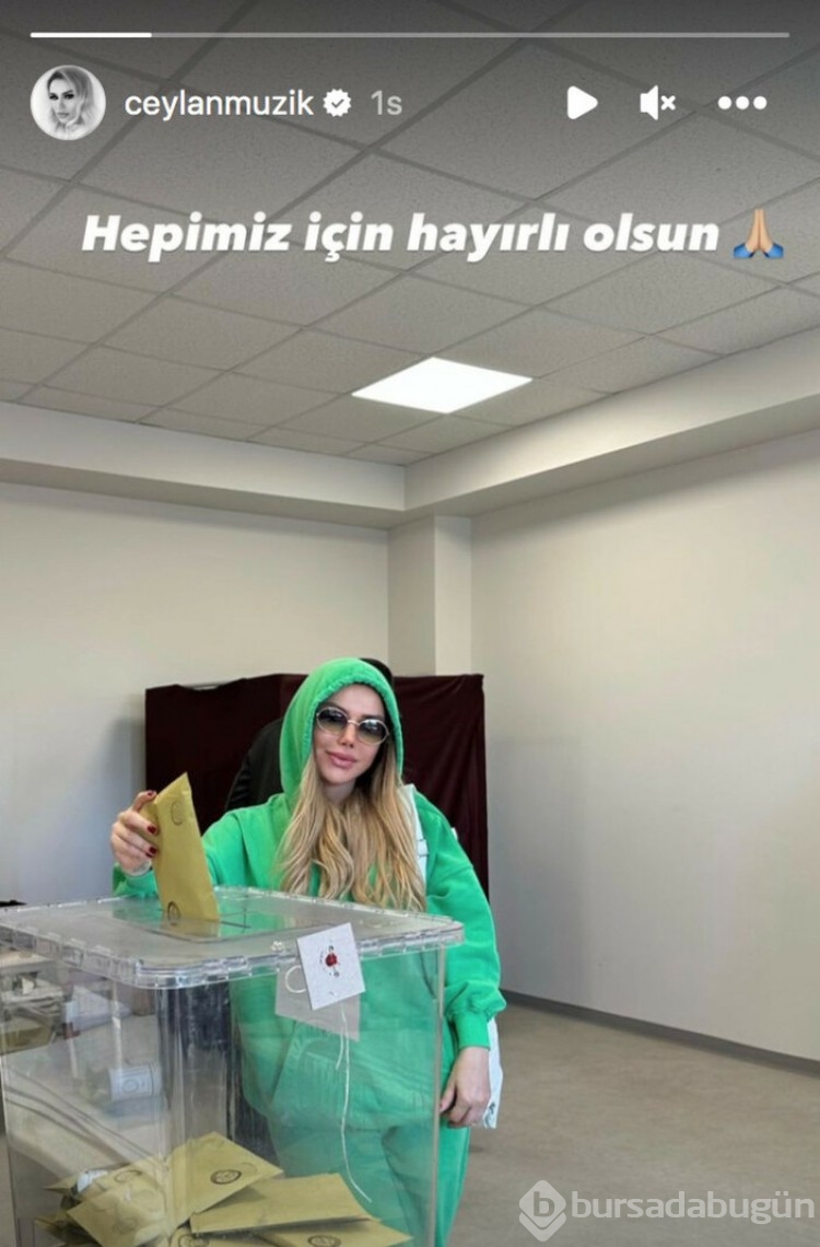 Ünlü isimler oylarını kullandı 